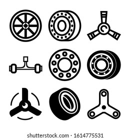 bearing icon isolated sign symbol vector illustration - Collection of high quality black style vector icons
