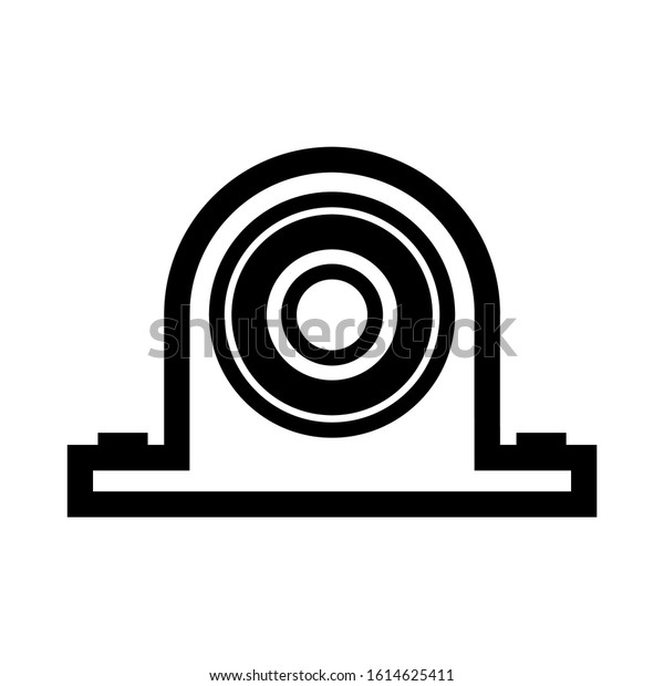 bearing icon isolated sign symbol\
vector illustration - high quality black style vector\
icons\
