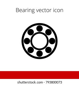 Bearing icon. Simple illustration of bearing vector icon for web