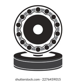 Bearing icon vector illustration symbol design