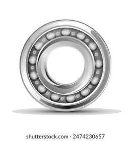 Bearing isolated on white background. Vector illustration