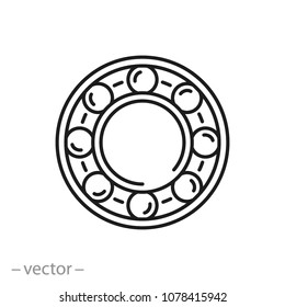 Bearing Line Icon - Vector Illustration Eps10