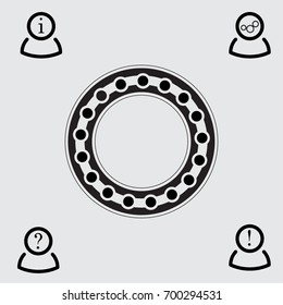 Bearing, vector illustration