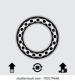 Bearing, vector illustration