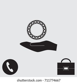 Bearing, vector illustration