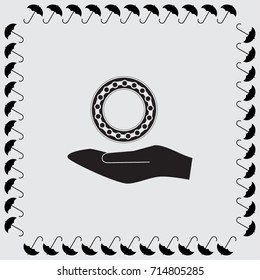 Bearing, vector illustration