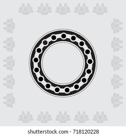 Bearing, vector illustration