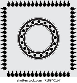 Bearing, vector illustration