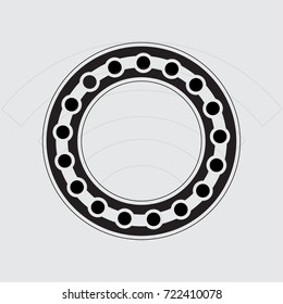Bearing, vector illustration