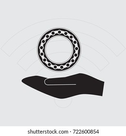 Bearing, vector illustration