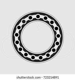 Bearing, vector illustration