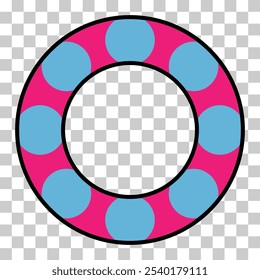 Bearing wheel icon, rolling ball sign, flat web design vector illustration .