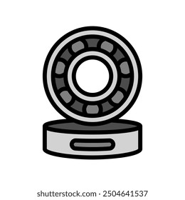 bearings skate sport color icon vector. bearings skate sport sign. isolated symbol illustration