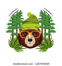 Bears face cool sketch