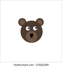 bear's face VECTOR