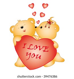 bears kissing