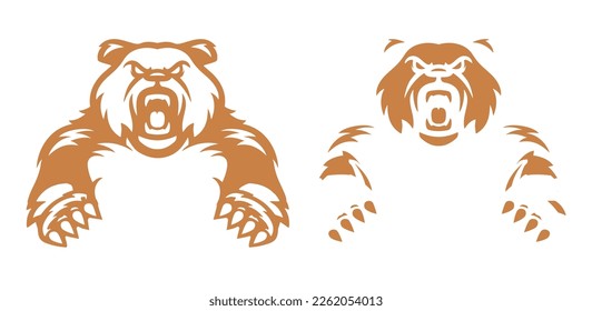 Bears Logo Vector Icon Symbol Template. Bears Illustration Vector