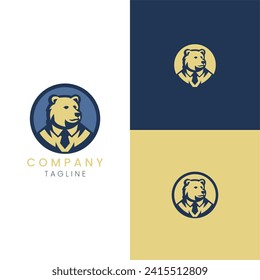 The Bear's Rule Commanding Logo Emblem