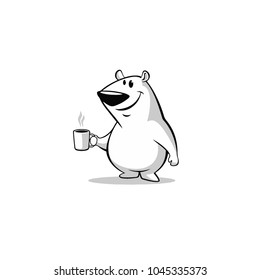 Bears set. Bear character, mascot illustration