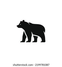 Bears Silhouette Clipart Bear Logo Animal Stock Vector (royalty Free 