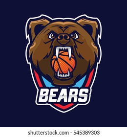 Bears Sport Logo Team Stock Vector (Royalty Free) 545389303