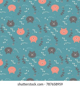 Bears vector pattern