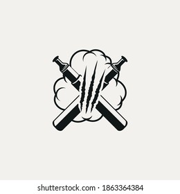 beast cloud vaping logo vector