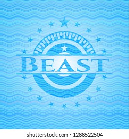 Beast light blue water style emblem.