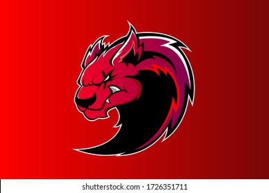 BEAST MASCOT LOGO VECTOR EPS