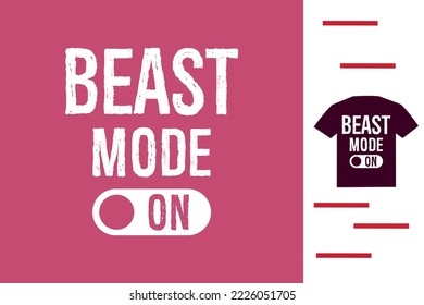 beast mode t shirt design