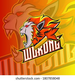 beast monkey mascot esport logo design. The high-resolution Esport Gaming logo is suitable for your team's mascot