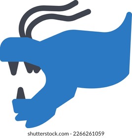 beast Vector illustration on a transparent background. Premium quality symmbols. Glyphs vector icons for concept and graphic design.
