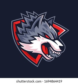 Beast Wolf head logo design