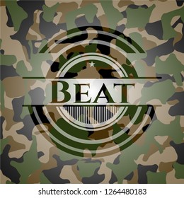 Beat camouflage emblem