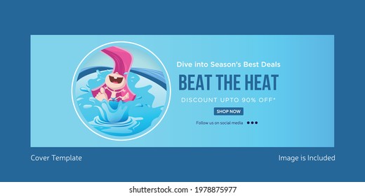 Beat The Heat Landing Page Design.