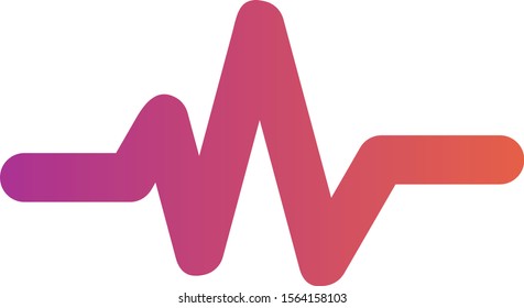 Beat icon isolated on abstract background
