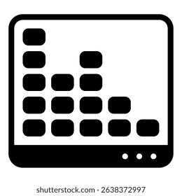 Beat Machine icon, for web, app, infographic, etc