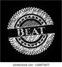 Beat on chalkboard