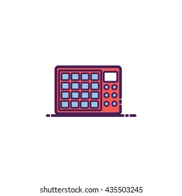 Beat Pad Icon Illustration