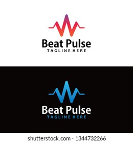 beat pulse logo icon