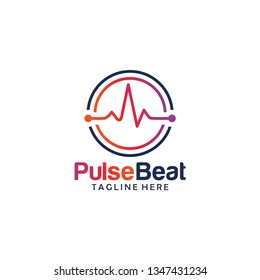 beat pulse logo icon