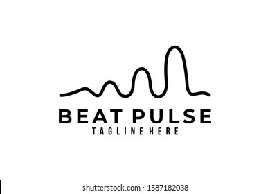 Sound Wave Logo Design Template Cable Stock Vector (Royalty Free ...