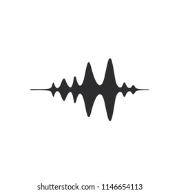 beat wave icon vector design illustration