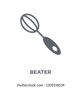 beater icon. beater design concept from Kitchen collection. Simple element vector illustration on white background.