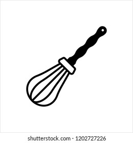 Beater Icon, Whisk Icon Vector Art Illustration