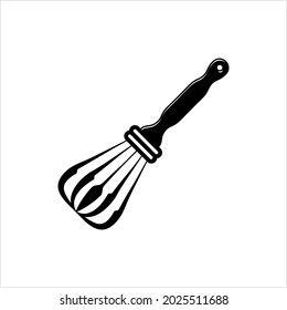 Beater Icon, Whisk Icon Vector Art Illustration