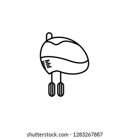 beater machine, egg beater, whisk machine icon. Element of kitchen utensils icon for mobile concept and web apps. Detailed beater machine, egg beater, whisk machine icon