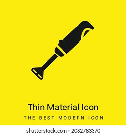 Icono mínimo del material amarillo brillante del tambor