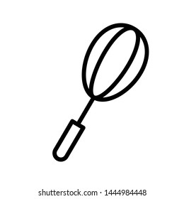 beater thin line vector icon