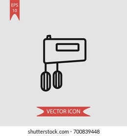 Beater vector icon illustration symbol